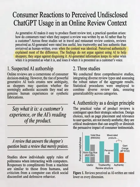 Undisclosed ChatGPT usage in reviews